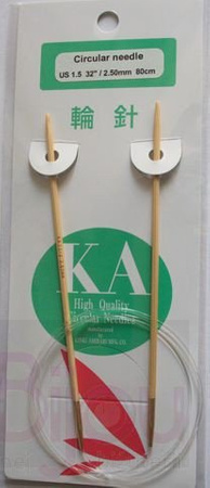 druty bambusowe Kinki Amibari 2,5 mm z żyłką o długości 80 cm