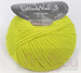 włóczka Gepard CottonWool 3 organic col. 805 Lime