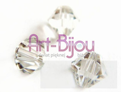 Kryształy Swarovski Bicone Silver Shade 6 mm