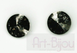 kryształy Swarovski 1122 Rivoli 39 Crystal Black Patina