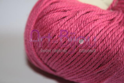 włóczka Cotton DK 48 - bawełna kol. ciemny róż